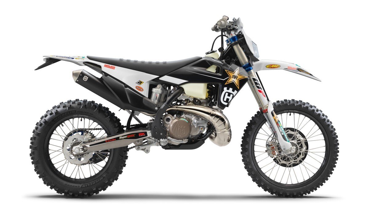 Presentate le Husqvarna TE 300I e FE 350 Rockstar Edition 2022